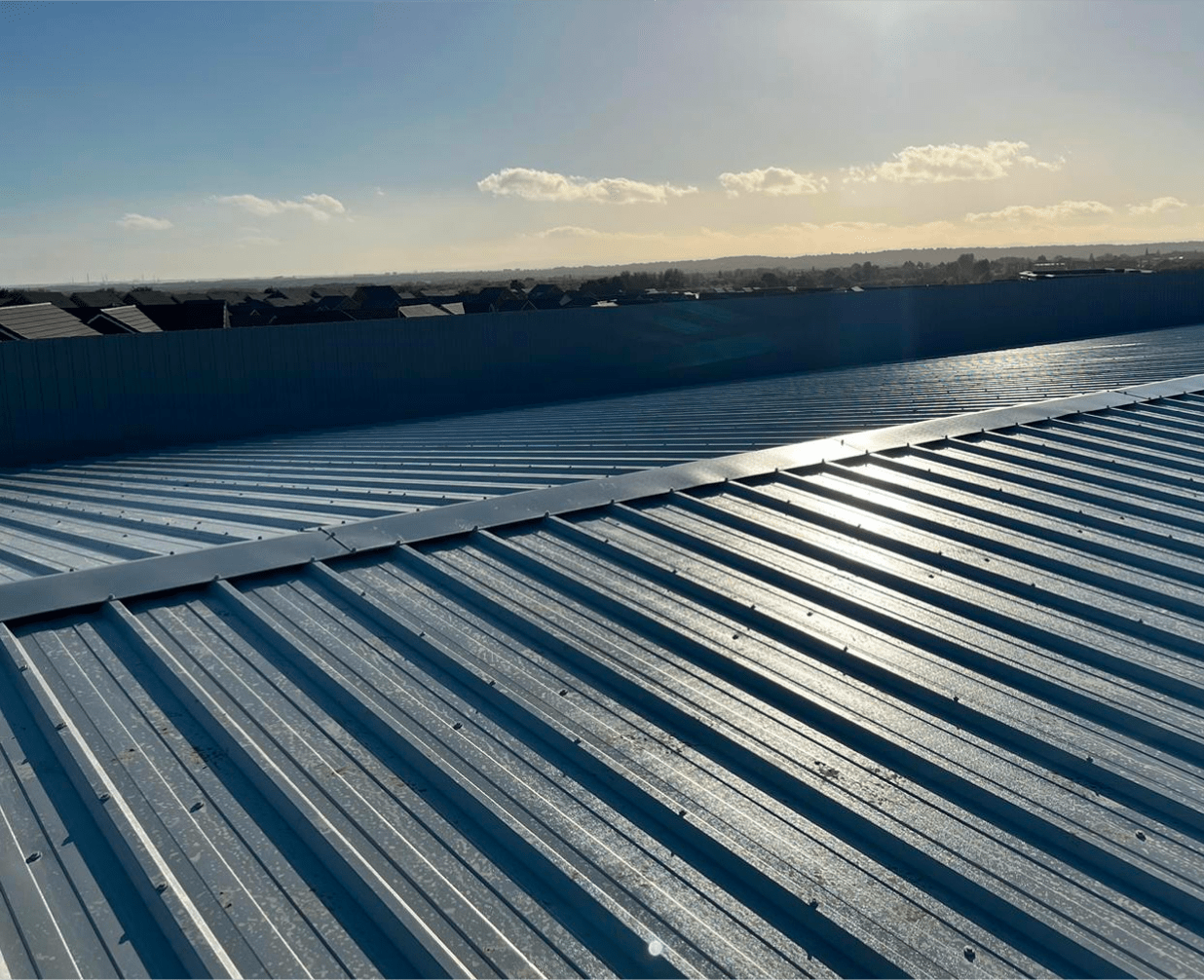 Everclad roofing and glazing work